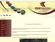 Tablet Screenshot of ekk-wagon.pl